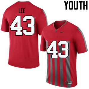 #43 Darron Lee Ohio State Youth Official Jersey Throwback
