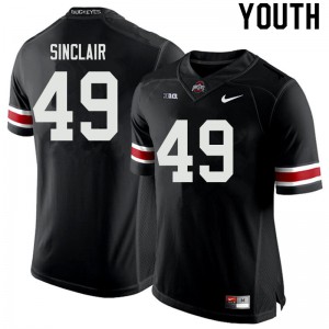 #49 Darryl Sinclair OSU Youth Stitched Jerseys Black