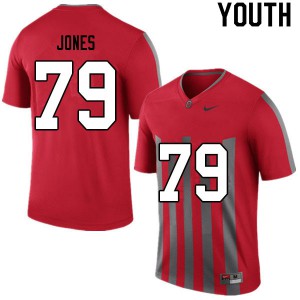 #79 Dawand Jones Ohio State Youth Official Jerseys Retro