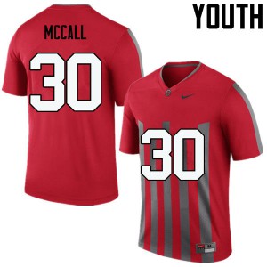 #30 Demario McCall Ohio State Youth Alumni Jerseys Throwback