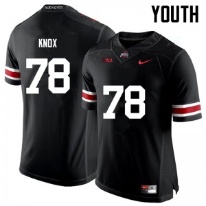 #78 Demetrius Knox Ohio State Youth College Jersey Black