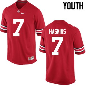 #7 Dwayne Haskins OSU Buckeyes Youth High School Jerseys Red