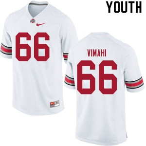 #66 Enokk Vimahi OSU Youth Stitch Jersey White