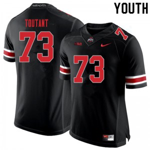 #73 Grant Toutant Ohio State Youth Player Jerseys Blackout