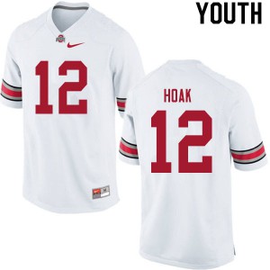 #12 Gunnar Hoak OSU Youth Embroidery Jerseys White