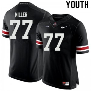 #77 Harry Miller OSU Buckeyes Youth Embroidery Jersey Black