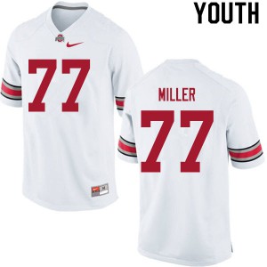 #77 Harry Miller OSU Youth Stitch Jersey White
