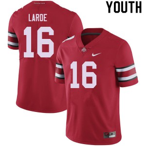 #16 Jagger LaRoe Ohio State Youth Football Jerseys Red