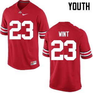 #23 Jahsen Wint Ohio State Youth Alumni Jersey Red