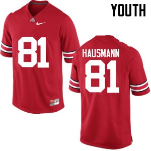 #81 Jake Hausmann OSU Youth Player Jerseys Red