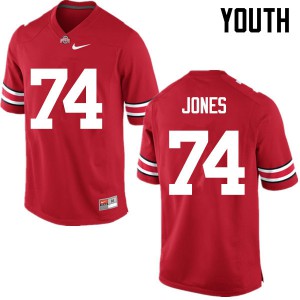 #74 Jamarco Jones Ohio State Buckeyes Youth Alumni Jersey Red