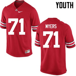 #71 Josh Myers Ohio State Youth Alumni Jerseys Red