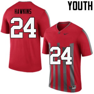 #24 Kierre Hawkins OSU Youth Official Jerseys Throwback