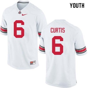 #6 Kory Curtis Ohio State Youth Official Jerseys White
