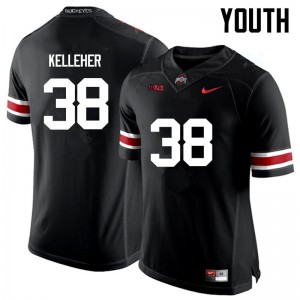 #38 Logan Kelleher Ohio State Youth Alumni Jersey Black
