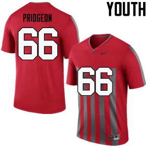 #66 Malcolm Pridgeon OSU Youth Embroidery Jersey Throwback