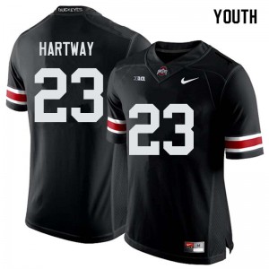 #23 Michael Hartway Ohio State Buckeyes Youth Player Jersey Black