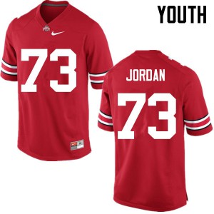 #73 Michael Jordan Ohio State Buckeyes Youth Football Jerseys Red