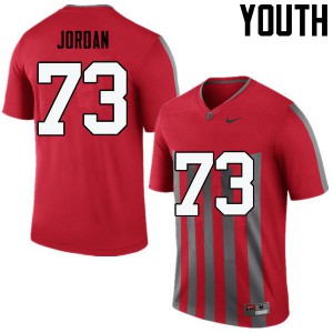 #73 Michael Jordan OSU Buckeyes Youth Embroidery Jerseys Throwback
