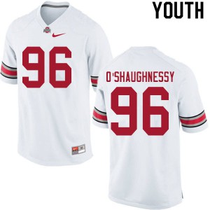 #96 Michael O'Shaughnessy OSU Buckeyes Youth University Jersey White