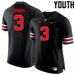 #3 Michael Thomas OSU Youth Football Jerseys Black