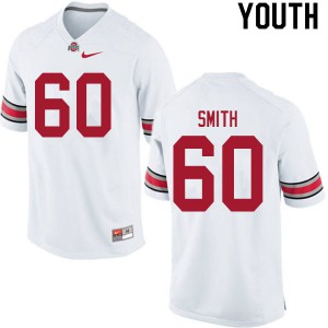 #60 Ryan Smith Ohio State Youth Player Jersey White