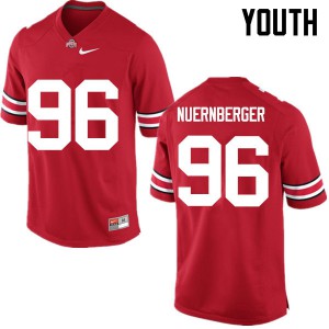 #96 Sean Nuernberger Ohio State Buckeyes Youth College Jersey Red
