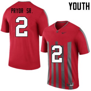 #2 Terrelle Pryor Sr. OSU Youth NCAA Jersey Throwback