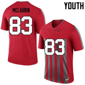 #83 Terry McLaurin Ohio State Youth Player Jersey Throwback