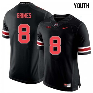 #8 Trevon Grimes Ohio State Youth College Jerseys Blackout