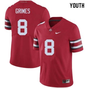 #8 Trevon Grimes OSU Youth Player Jerseys Red