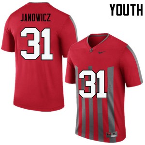#31 Vic Janowicz OSU Youth Official Jersey Throwback