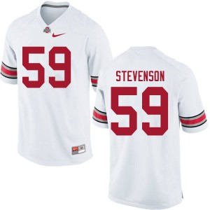 #59 Zach Stevenson Ohio State Men Stitch Jersey White