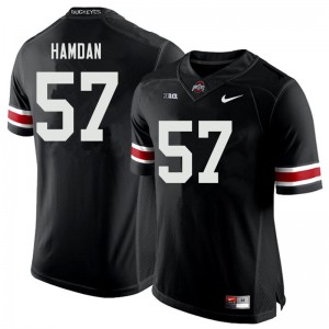 #57 Zaid Hamdan Ohio State Men Football Jerseys Black