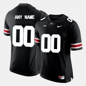 #00 Ohio State Men NCAA Custom Jersey Black
